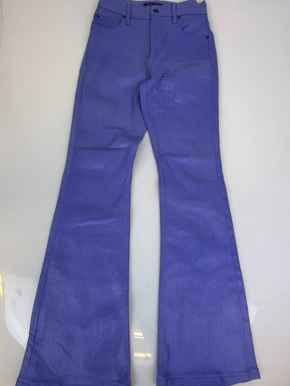Polo Ralph Lauren purple panel Blue Peoria Flared Pants J4-33